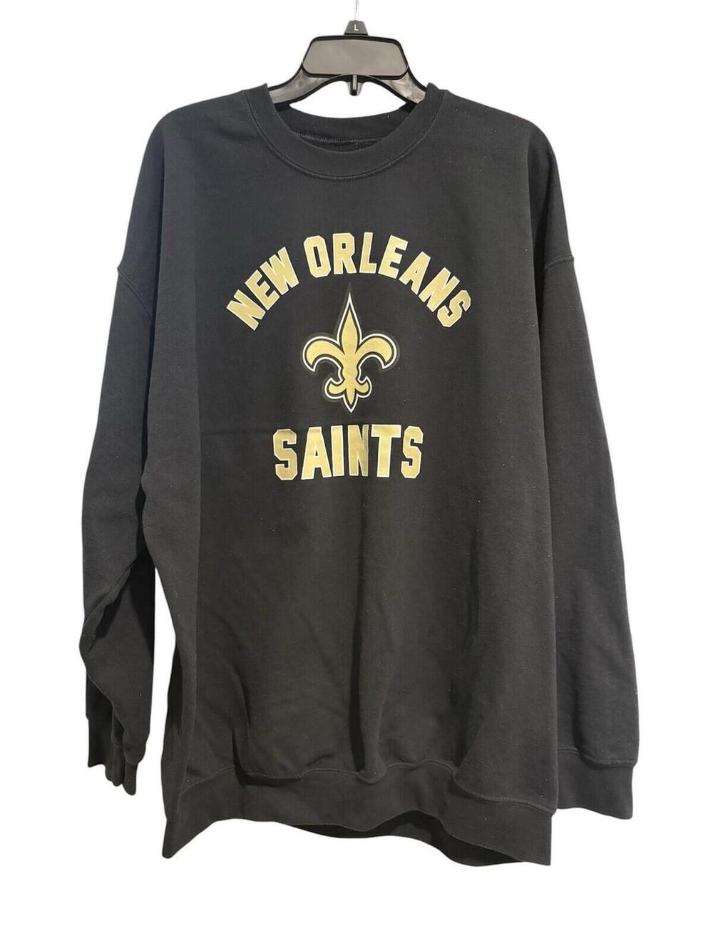 NFL Men’s 2XL New Orleans Saints Long Sleeve Sweatshirt Top